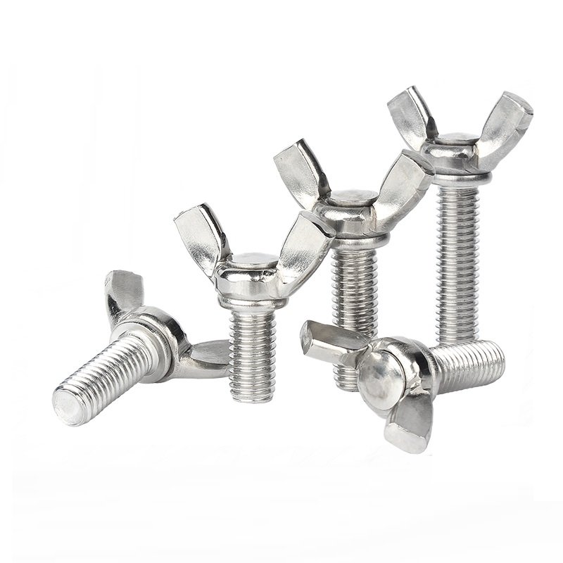 Stainless Steel A2-70 A4-80 SS201 SS304 SS316 DIN316 Butterfly Wing Bolts (7)