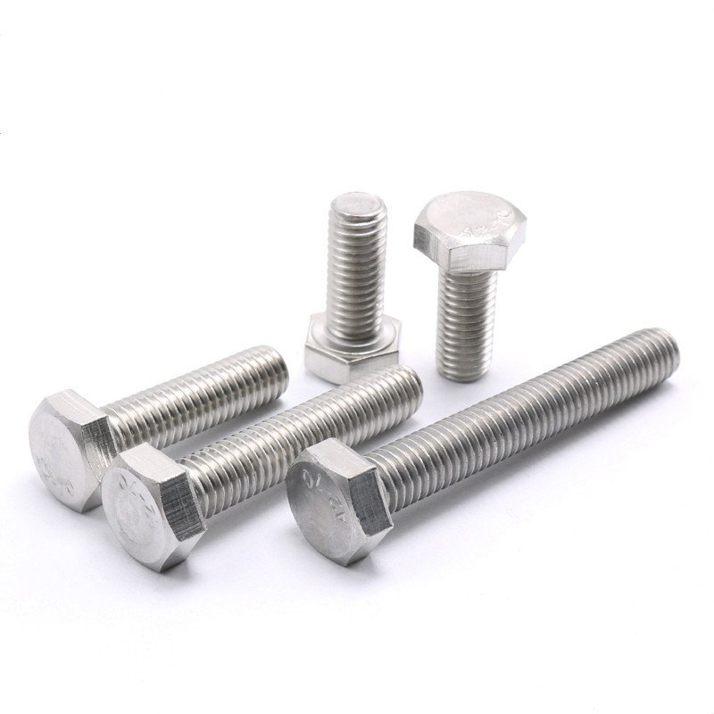 Stainless Steel SS201 SS304 SS316 A2-70 A4-80 Hex Bolts (10)