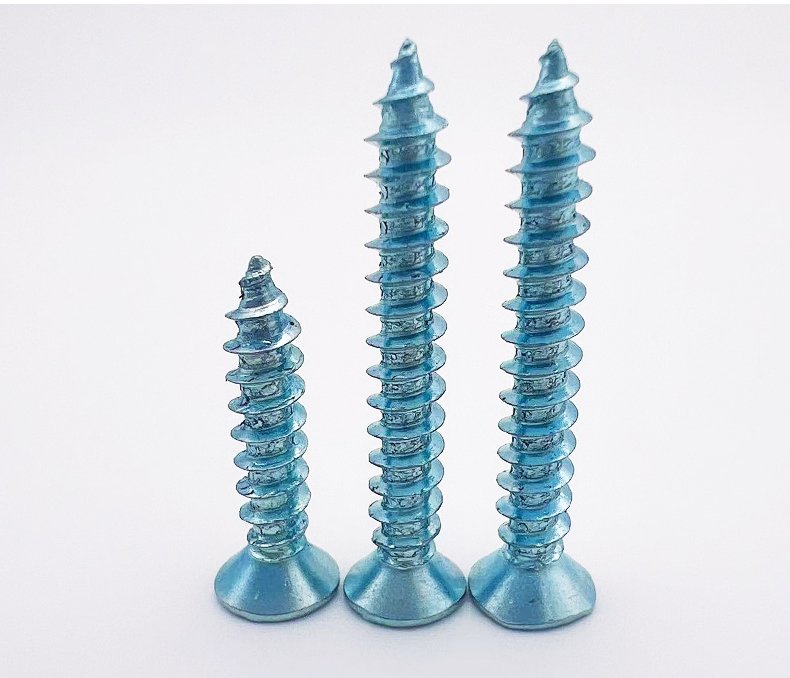 Cross recessed countersunk head tapping screws High strength galvanized flat head self-tapping screw Featured Image