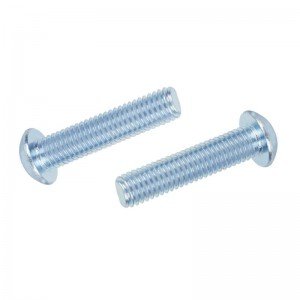High Strengh Grade 4.8 8.8 10.9 12.9 Galvanized Blue White Zinc Plated ISO7380 Button Head Hex Socket Bolts