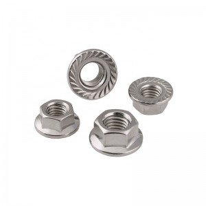 Stainless Steel A2-70 A4-80 SS201 SS304 SS316 DIN6923 Hex Flange Nuts