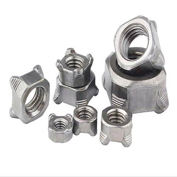 Stainless Steel A2-70 A4-80 SS201 SS304 SS316 DIN928 Square Weld Nuts