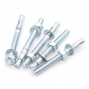 Stainless steel car repair gecko sleeve galvanized expansion bolt  blue plated white zinc screw