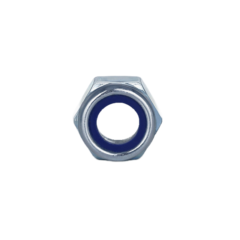 High Strength Grade 4 8 10 12 Steel Galvanized Blue White Zinc Plated DIN982 DIN985 Nylon Lock Nuts Nylock Nuts Featured Image