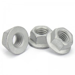 High Strength Grade 4 8 10 12 Steel Dacromet DIN6923 Hex Flange Nuts