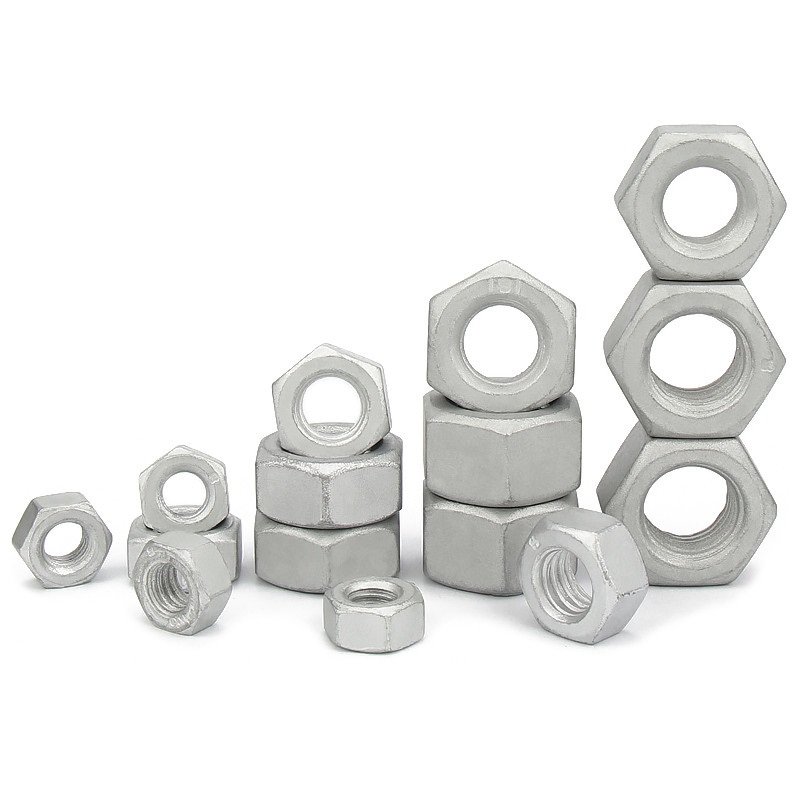 High Strength Grade 4 8 10 12 Steel Dacromet DIN934 Hex Nuts (6)