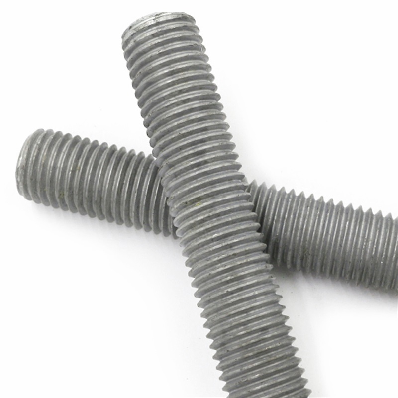 Hot dip galvanized lead screw Full thread threaded screw Galvanized brace for photovoltaic purposes Featured Image