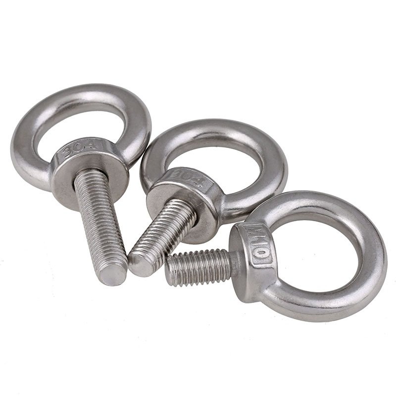 Stainless Steel A2-70 A4-80 SS201 SS304 SS316 DIN580 Eye Bols (5)