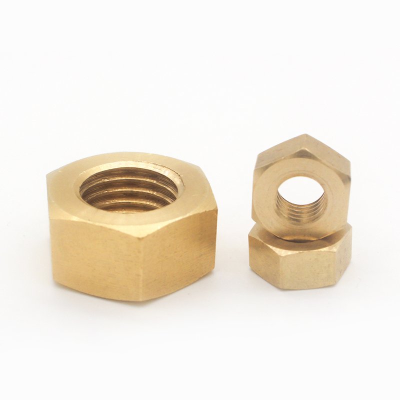 Brass Copper DIN934 Hex NutsBrass Copper DIN934 Hex Nuts (3)