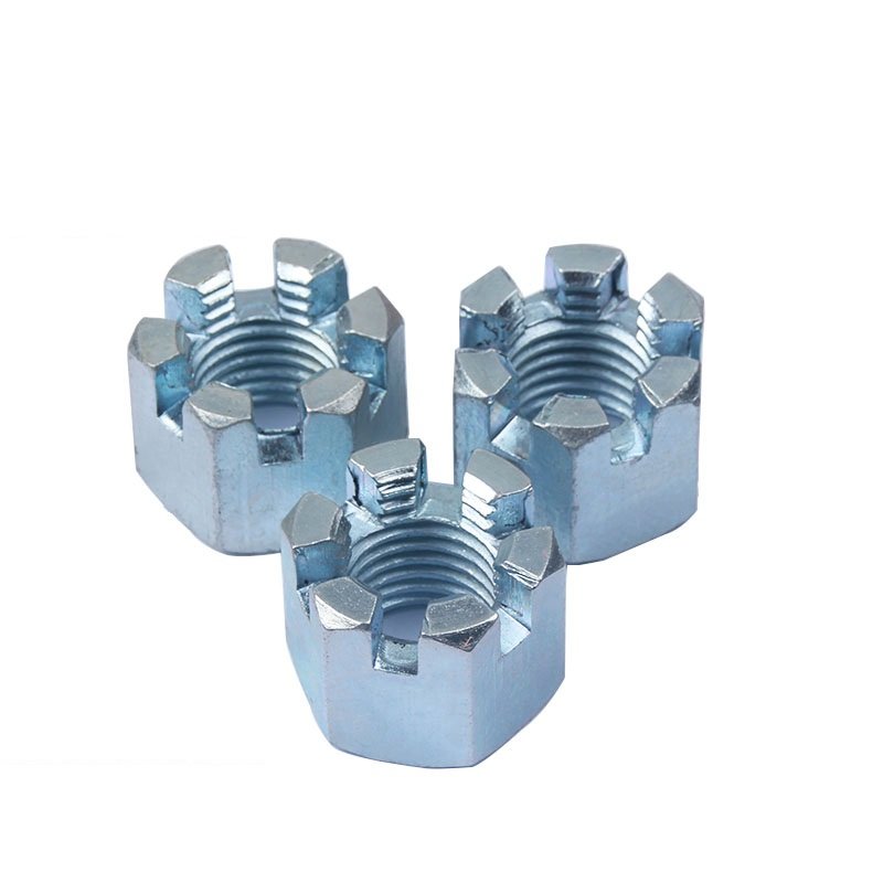 High Strength Grade 4 8 10 12 Steel Galvanized Blue White Zinc Plate ( (6)