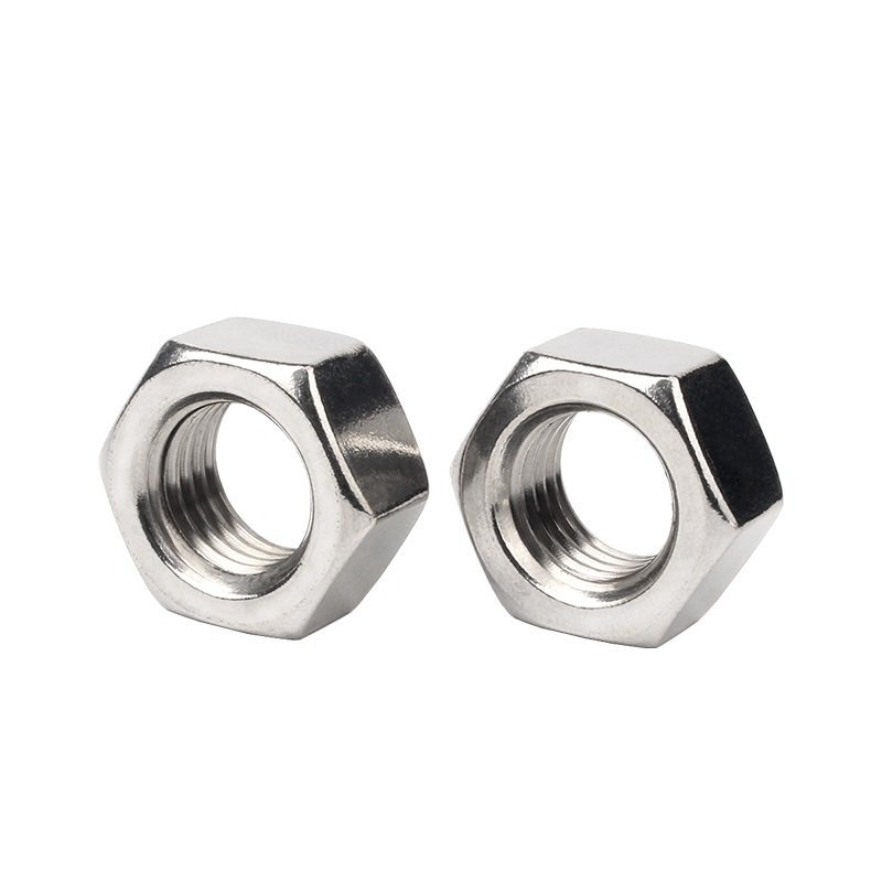 Stainless Steel A2-70 A4-80 SS201 SS304 SS316 DIN934 Hex Nuts (4)