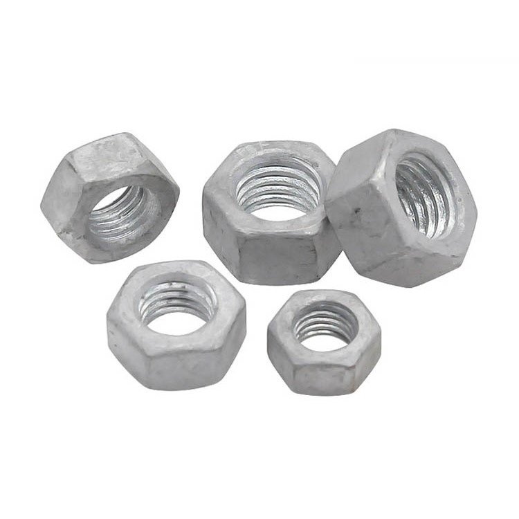High Strength Grade 4 8 10 12 Steel Hot Dip Galvanized DIN934 Hex Nuts (5)