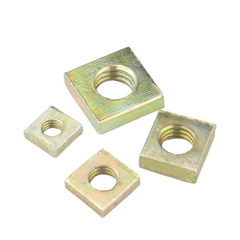 Yellow Zinc Plated DIN577 Square Nuts