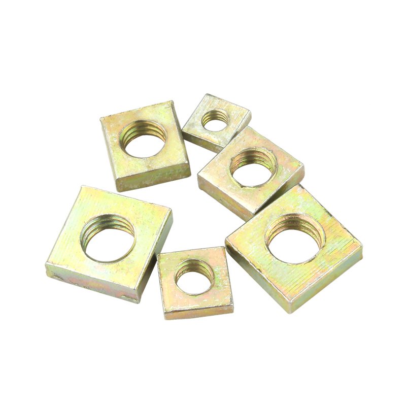 Yellow Zinc Plated DIN577 Square Nuts