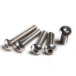 Stainless Steel A2-70 A4-80 SS201 SS304 SS316 ISO7380 Button Head Hex Socket Bolts
