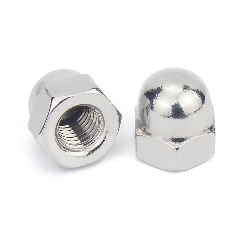 Stainless Steel A2-70 A4-80 SS201 SS304 SS316 DIN1587 Cap Nuts
