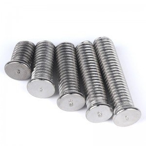 304 stainless steel welding nail round head spot welding screw Flat head seed stud