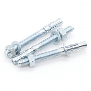 Stainless steel car repair gecko sleeve galvanized expansion bolt  blue plated white zinc screw