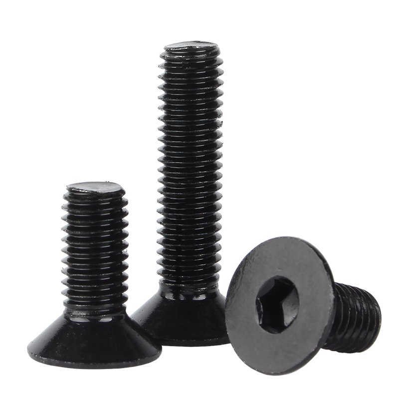 High Strength Grade 4.8 8.8 10.9 12.9 Black Oxide DIN7991 CSK Flat Head Hex Socket Bolts Featured Image