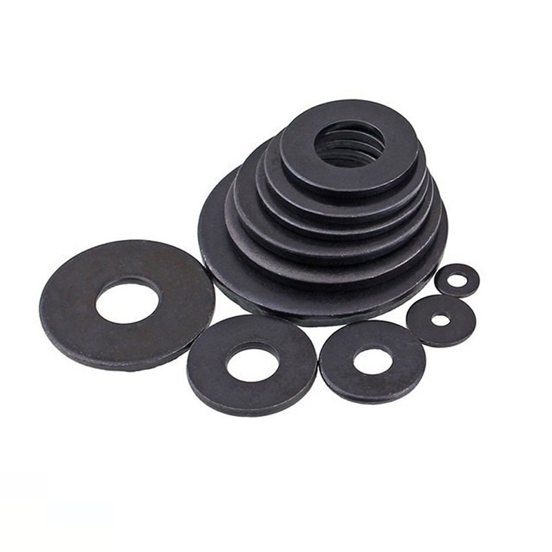 Black Grade 8.8 high-strength flat cushion DIN125 Carbon steel flat washer Featured Image