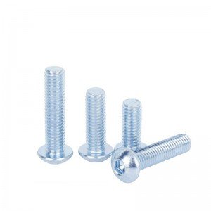 High Strengh Grade 4.8 8.8 10.9 12.9 Galvanized Blue White Zinc Plated ISO7380 Button Head Hex Socket Bolts