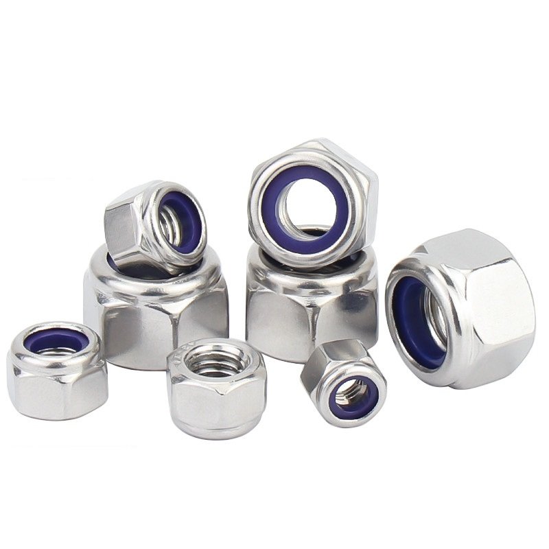 Stainless Steel A2-70 A4-80 SS201 SS304 SS316 DIN982 DIN985 Nylon Lock Nuts Nylock Nuts Featured Image