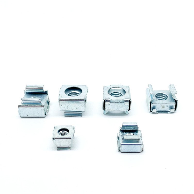 High Strength Grade 4 8 10 12 Steel Galvanized Blue White Zinc Plated Cage Nuts ( (5)