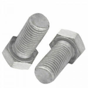 High Strength Grade 8.8 10.9 12.9 Steel DIN931 DIN933 Hot Dip Galvanized HDG Hex Bolts