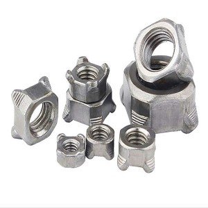 Stainless Steel A2-70 A4-80 SS201 SS304 SS316 DIN928 Square Weld Nuts