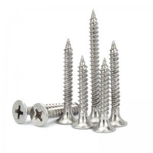 304 stainless steel cross dry wall nail Cup head socket bolt self-tapping screw