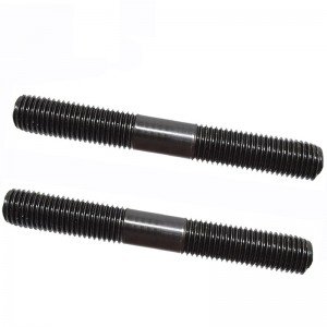 High strength stud bolt carbon steel blackened Full thread stud