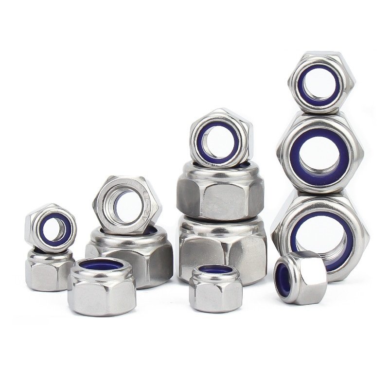 Stainless Steel A2-70 A4-80 SS201 SS304 SS316 DIN982 DIN985 Nylon Lo (1)
