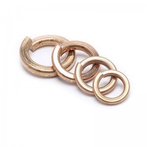 Galvanized Copper spring washer DIN127 Opening gasket
