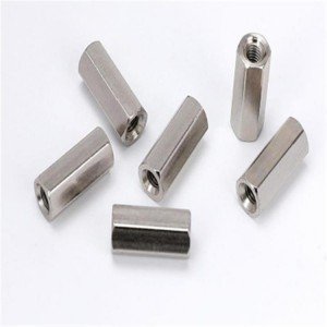 Stainless Steel A2-70 A4-80 SS201 SS304 SS316 DIN6334 Long Hex Coupling Nuts