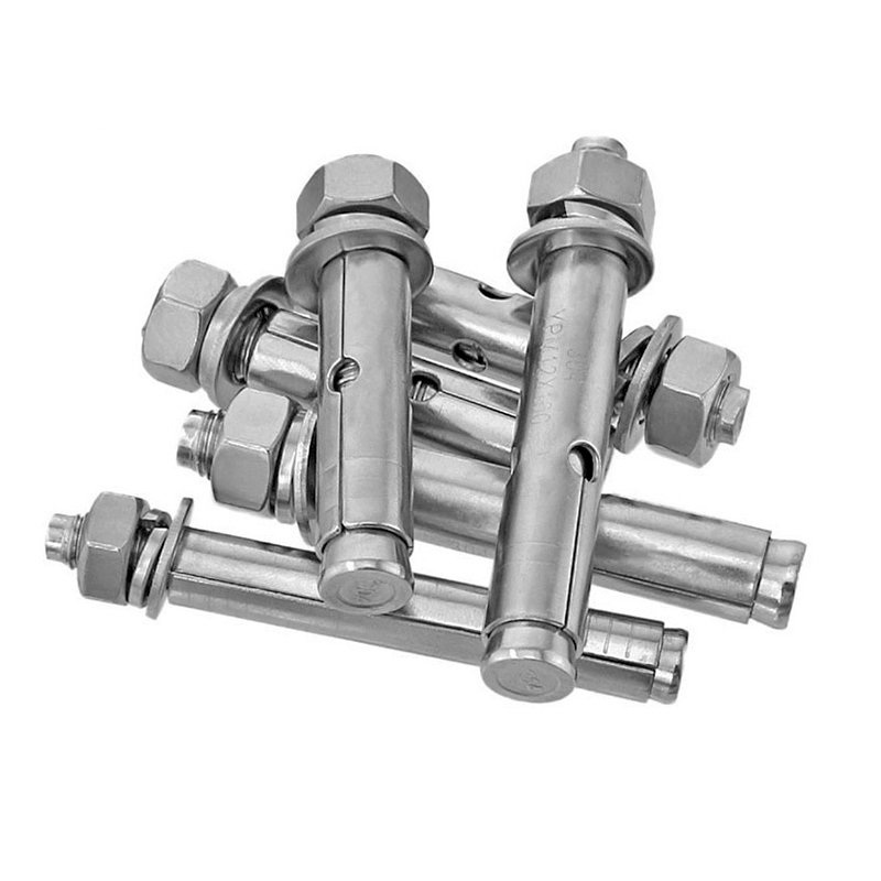 White Blue Zinc Plated Carbon Steel Wedge Anchor Bolts