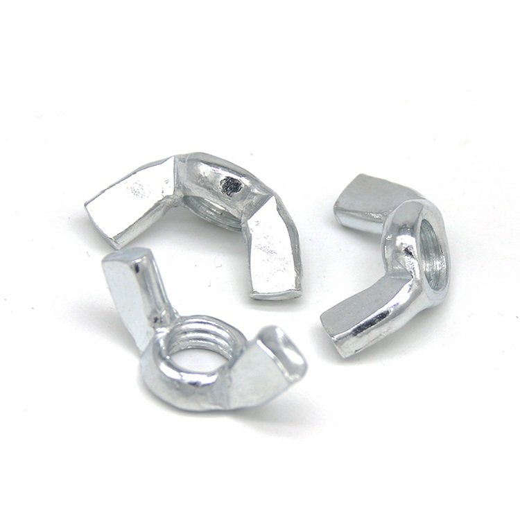 High Strength Grade 4 8 10 12 Steel Galvanized Blue White Zinc Plated DIN315 Butterfly Wing Nuts