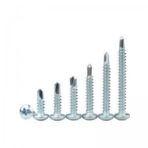 410 stainless steel round head drill tail screw Cross recessed dovetail pan head tapping screws