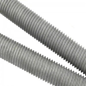 Hot dip galvanized lead screw Full thread threaded screw Galvanized brace for photovoltaic purposes