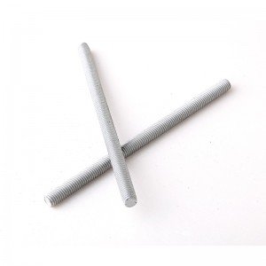 Dacromet full thread galvanized thread rod DIN976 carbon steel Dental strip