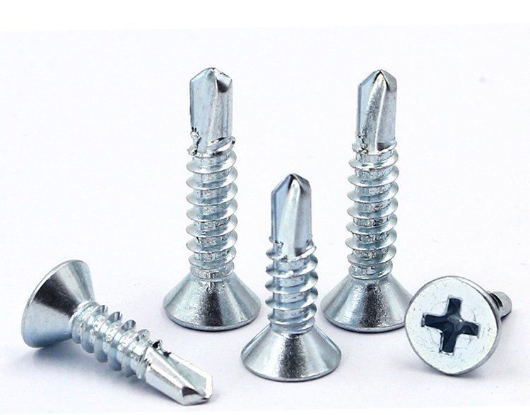 Galvanized 304 stainless steel drill tail screw Flat head dovetail self-tapping screw Featured Image