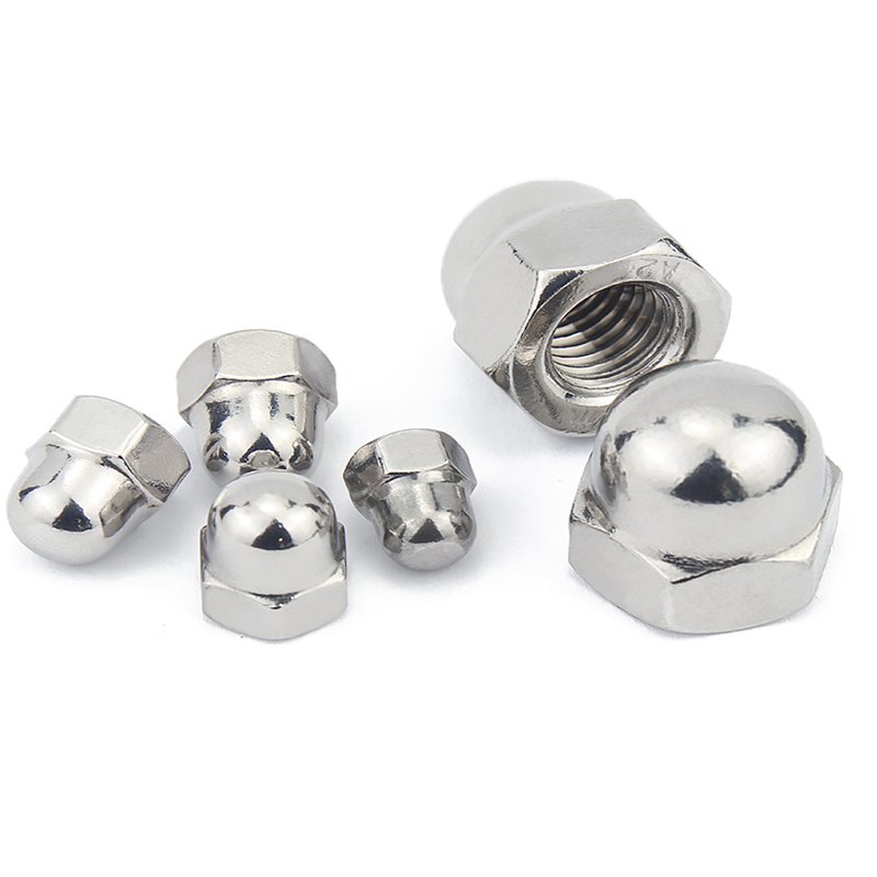 Stainless Steel A2-70 A4-80 SS201 SS304 SS316 DIN1587 Cap Nuts Featured Image
