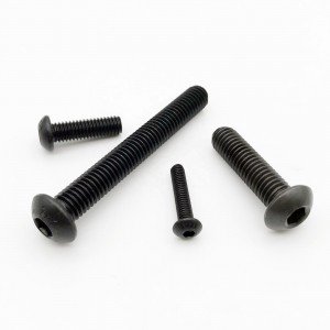 High Strengh Grade 4.8 8.8 10.9 12.9 Black Oxide ISO7380 Button Head Hex Socket Bolts
