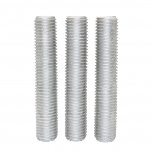Dacromet full thread galvanized thread rod DIN976 carbon steel Dental strip