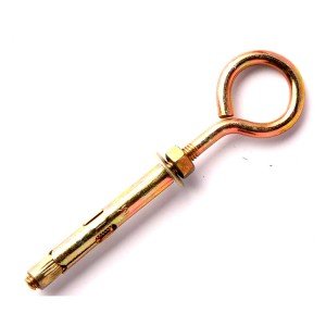 304 stainless steel Sheep eye Hook expansion bolt Coarse tooth hook lifting ring bolt