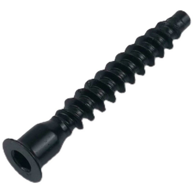 Black hexagon socket wood tooth screw countersunk hexagon socket roller coaster screw Featured Image