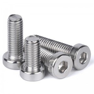 Stainless Steel A2-70 A4-80 SS201 SS304 SS316 DIN7984 Low Head Hex Socket Bolts