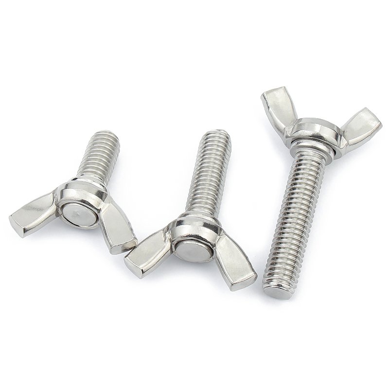 Stainless Steel A2-70 A4-80 SS201 SS304 SS316 DIN316 Butterfly Wing Bolts (5)
