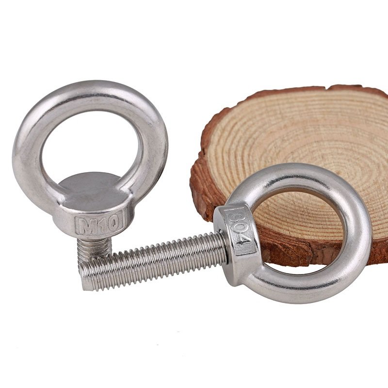 Stainless Steel A2-70 A4-80 SS201 SS304 SS316 DIN580 Eye Bols (7)