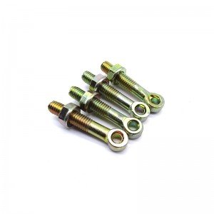 High Strength Grade 4.8 8.8 10.9 12.9 Steel Yellow Zinc Plated DIN444 Eye Bolts
