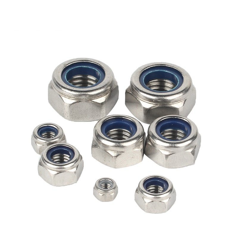 Stainless Steel A2-70 A4-80 SS201 SS304 SS316 DIN982 DIN985 Nylon Lo ( (4)